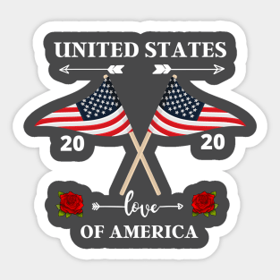 UNITED STATES OF AMERICA Sticker